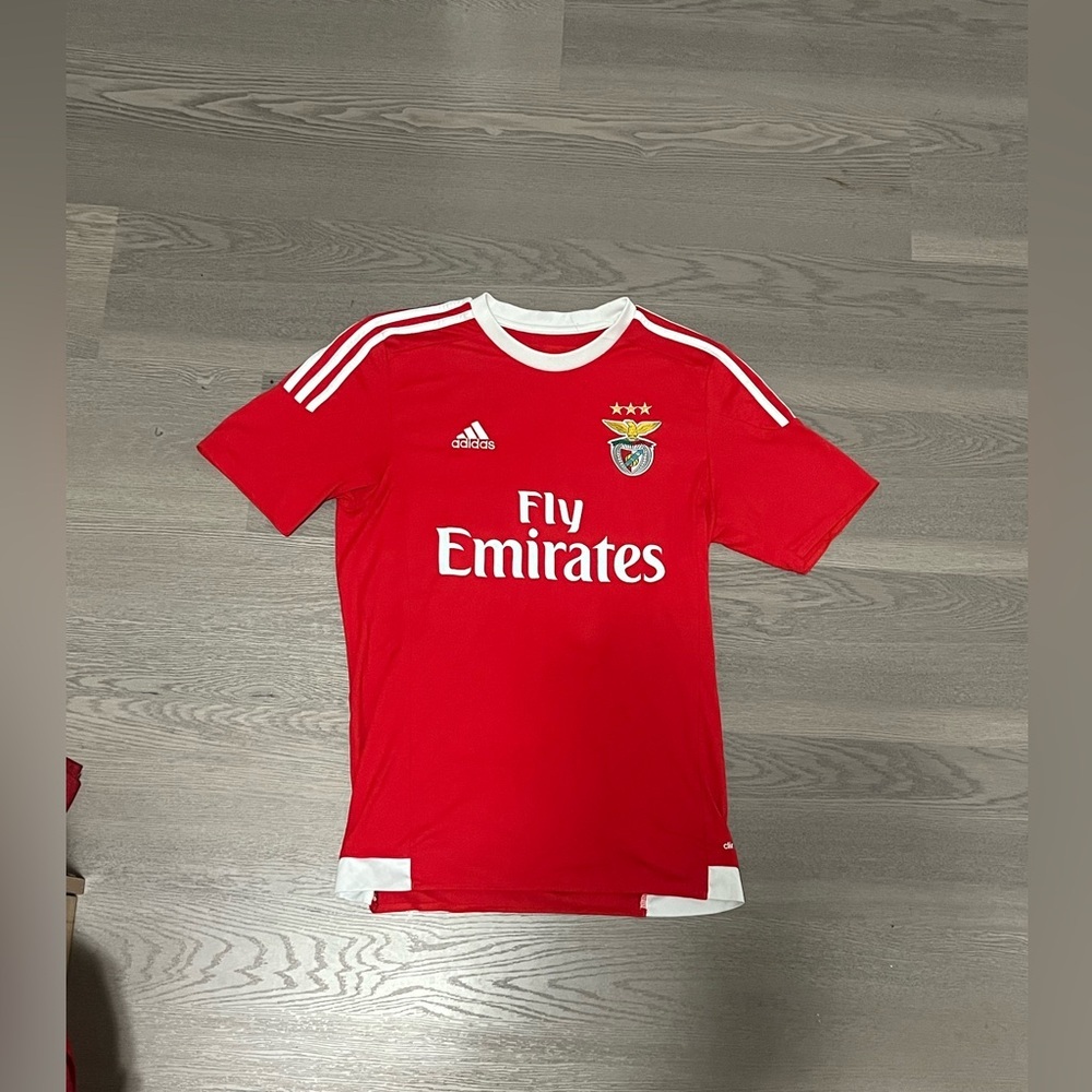 Red adidas benifca jersey